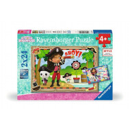 Ravensburger Puzzle Gabby's Dollhouse - Dès 4 ans - 2x24 pièces - Age à partir de 4 ans