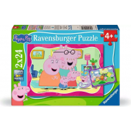 Ravensburger Puzzle Peppa Pig - À partir de 4 ans - 2x24 pièces - Age à partir de 4 ans