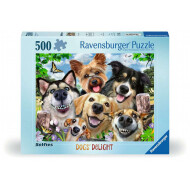 Ravensburger Puzzle Chiens Joyeux - Dès 12 ans - 500 pièces - Age à partir de 12 ans