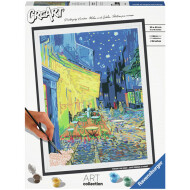 Ravensburger CreArt Café Terrace Van Gogh - Schilderen op Nummer - 12 Jaar - Leeftijd vanaf 12 jaar