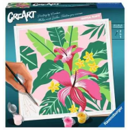 Ravensburger CreArt Plantes Tropicales - Peinture par Numéros - Dès 12 ans - Age à partir de 12 ans