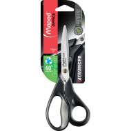 Maped Advanced Green Ciseaux - Asymétrique - 18cm - Noir - Marque Maped