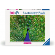 Ravensburger Puzzle Paon - À partir de 12 ans - 500 pièces - Age à partir de 12 ans