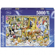 Ravensburger Puzzel Disney Mickey als Kunstenaar - Vanaf 14 Jaar - 5000 Stukken - Leeftijd vanaf 14 jaar