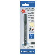 Staedtler Lumocolor Permanent CD/DVD Feutre - 0,4mm - Noir - Marque Staedtler - Type d'écriture Marqueur permanent - Couleur Noir