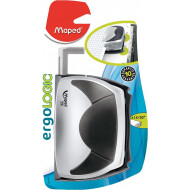 Maped Ergologic Perforator - 2-Gaats - Perforatiestand 8cm - 15 Vel - 2ass - Merk Maped - Kleur Blauw,Zwart