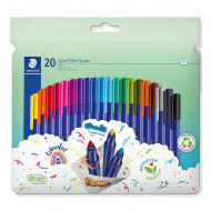 Staedtler Triplus Color Feutres de Coloriage - 20 pièces - Marque Staedtler - Type d'écriture Stylo feutre - Couleur Multicolore