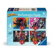 Ravensburger Puzzle Marvel Spiderman - À partir de 3 ans - 12+16+20+24 pièces - Age à partir de 3 ans
