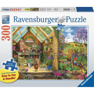 Ravensburger Puzzle Coup d’Œil dans la Cabane de Jardin - Dès 9 ans - 300 pièces - Age à partir de 9 ans