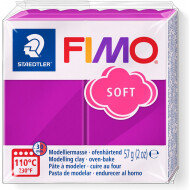 Staedtler FIMO Soft Pâte à Modeler à Durcir au Four - 57g - Pourpre - Marque Staedtler - Age à partir de 8 ans