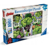 Ravensburger Puzzle Marvel Hulk - À partir de 6 ans - 100 pièces XXL - Age à partir de 6 ans