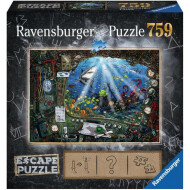 Ravensburger Puzzle Escape 4 Sous-Marin - Dès 12 ans - 759 pièces - Age à partir de 12 ans