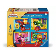 Ravensburger Puzzle Iron Man et ses Amis - À partir de 3 ans - 12+16+20+24 pièces - Age à partir de 3 ans