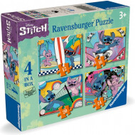 Ravensburger Puzzle Disney Stitch - À partir de 3 ans - 12+16+20+24 pièces - Age à partir de 3 ans