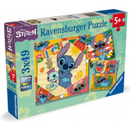 Ravensburger Puzzel Magische Disney Stitch - Vanaf 5 Jaar - 3x49 Stukken - Leeftijd vanaf 5 jaar