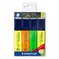 Staedtler Textsurfer Classic Markeerstiften - 4 stuks - Merk Staedtler - Kleur Multicolor - Type schrijfgerief Fluostift
