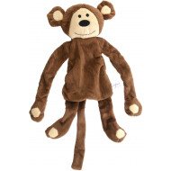 Aap Mario - platte knuffel - soft - Merk Difrax - Leeftijd vanaf 0 maanden