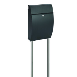 Boite Aux Lettres De Jardin Practo Dijon Anthracite