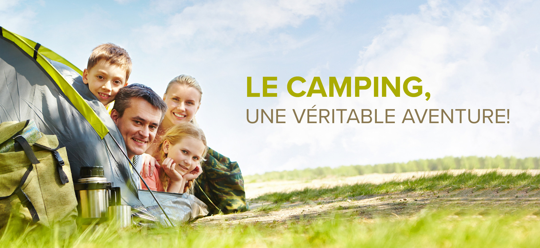 Le camping, une véritable aventure!