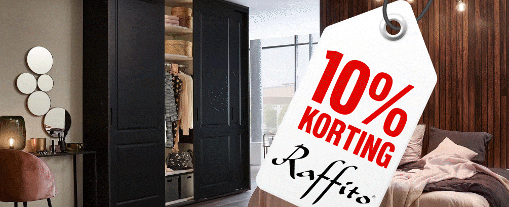 Korting op Raffito maatwerk bij Euro Shop