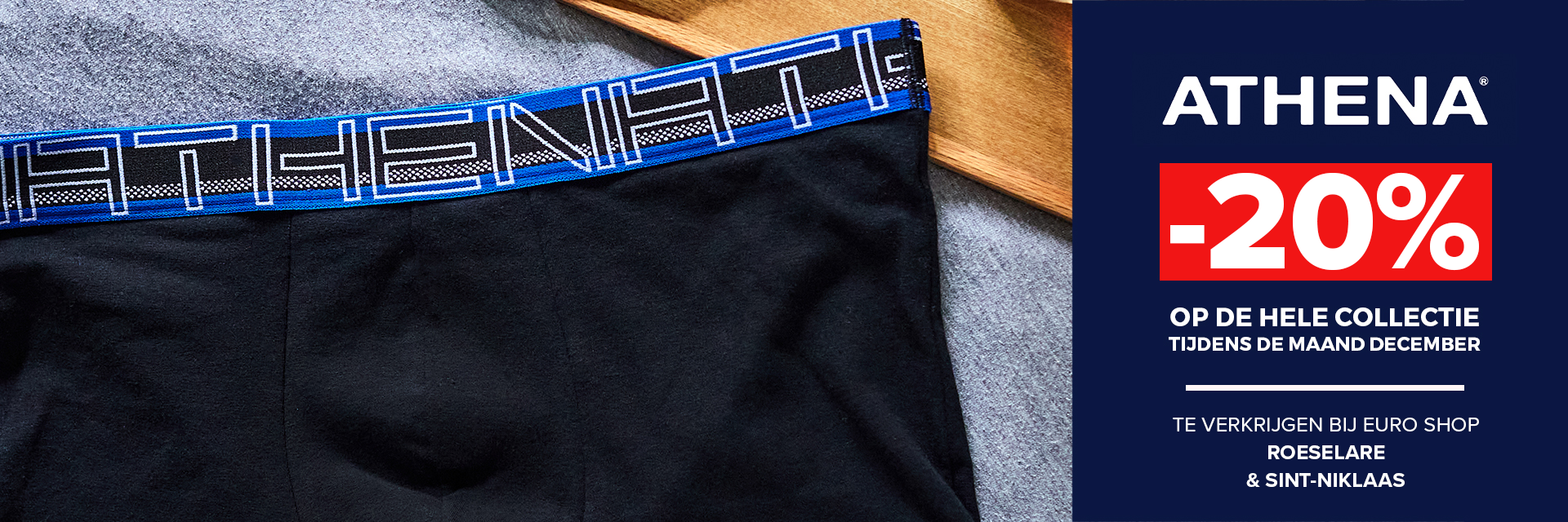athena - promotie - ondergoed - boxershorts - Euro Shop