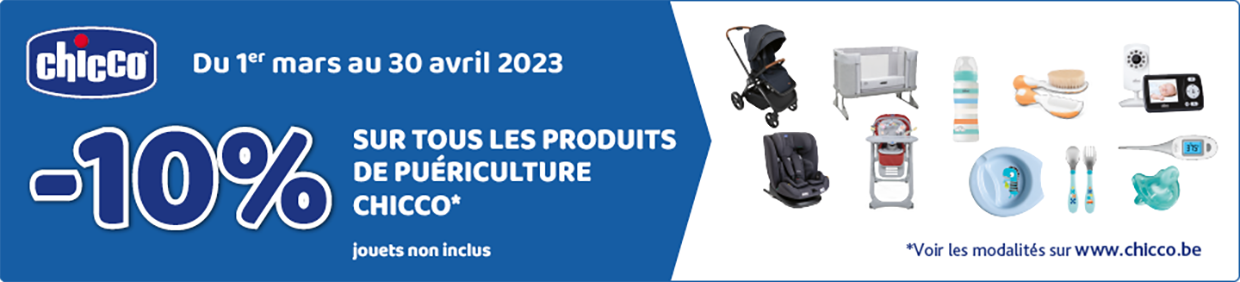 Chicco Actie Mars - liste de naissance - Euro Shop