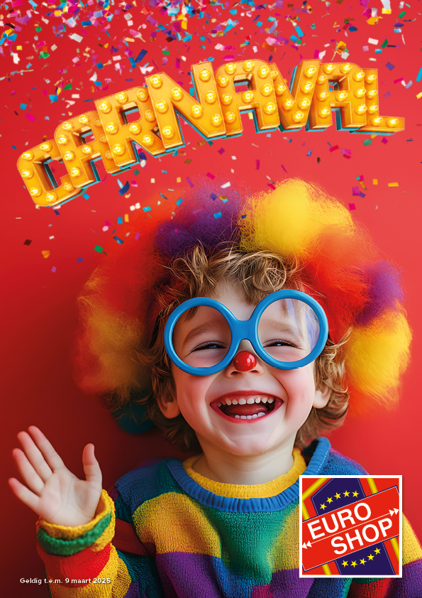 carnavalswinkel - carnavalsjurk - carnavalskleding - caranavalkostuums - goedkoop - folder promotiez - euro shop