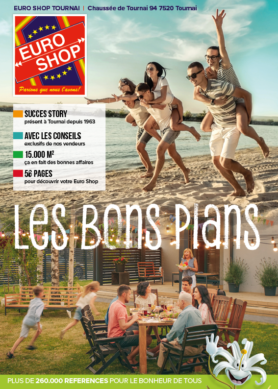 Promtions - Euro Shop Tournai - dècorations - meubles de jardin - barbecues - le moins cher - magazine - dépliant promotionnel - euro shop