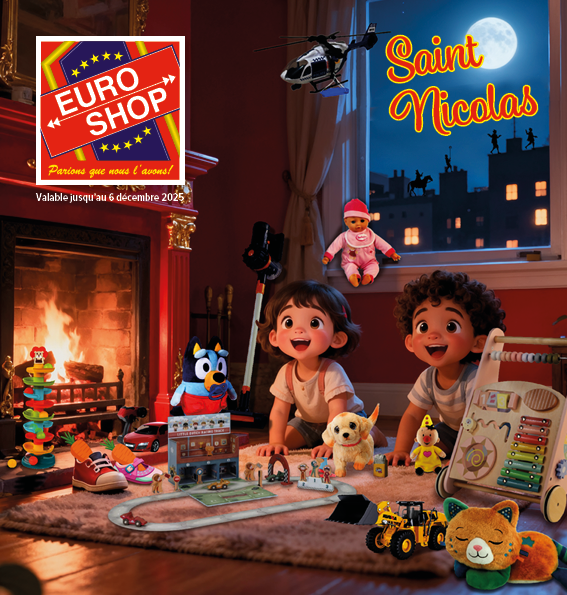 Promotions - Euro Shop Tournai - dècorations - le moins cher - magazine - saint-nicolas - dépliant promotionnel - euro shop