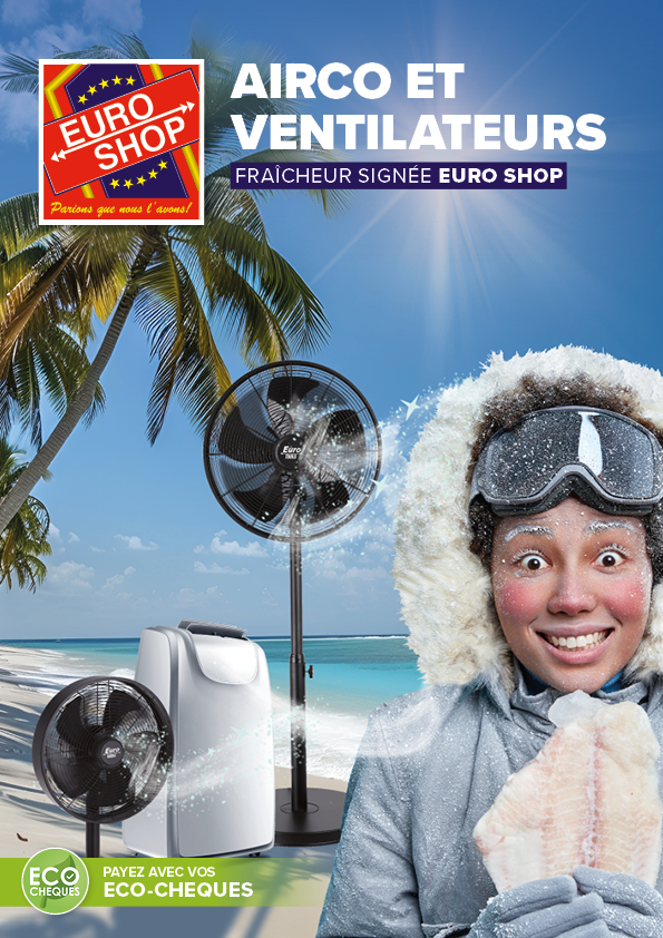 climatiseurs mobiles - ventilateurs - magazine - dépliant promotionnel - euro shop
